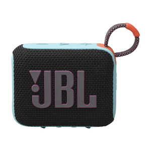JBL Go 4 - Black and Orange - Ultra-Portable Bluetooth Speaker - Front